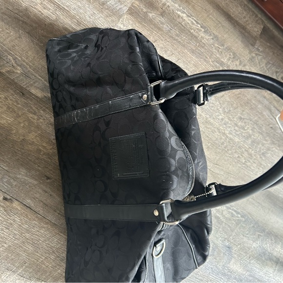 Men's Black Coach Duffel Bag - Picture 2 of 7